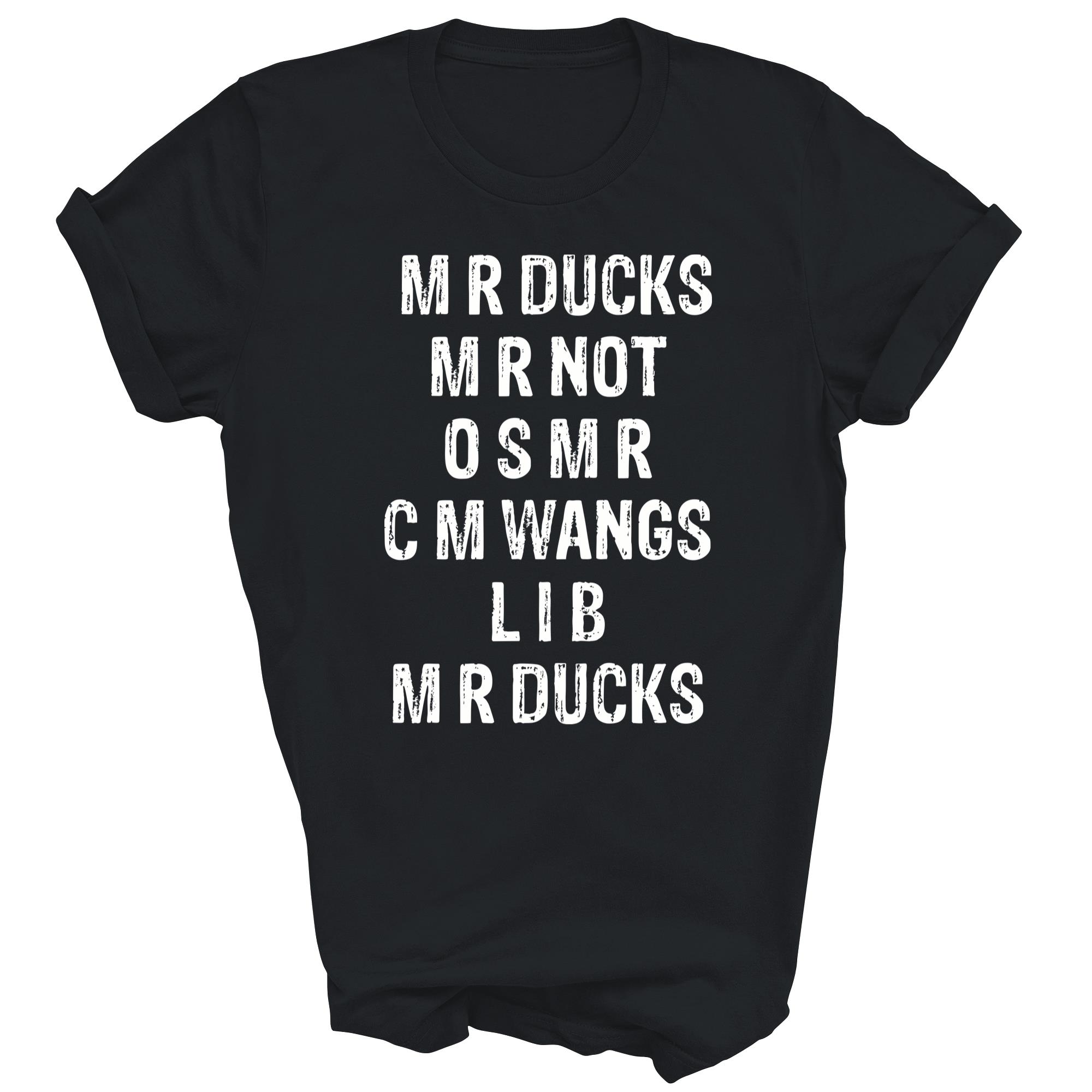 M R Enten M R Not O S M R C M Flügel Ente lustig Unisex Shirt Geschenk - Bild 3 von 5