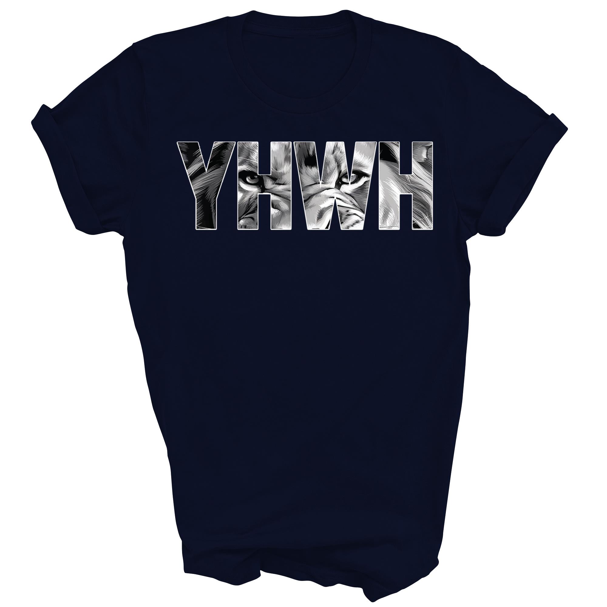 Yhwh Löwe von Juda Jahwe auf Hebräisch Unisex Shirt Geschenk - Bild 4 von 5