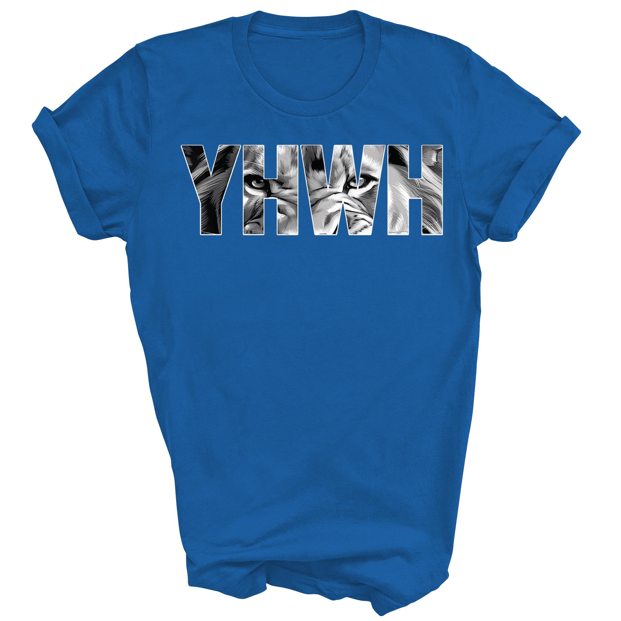 Yhwh Löwe von Juda Jahwe auf Hebräisch Unisex Shirt Geschenk - Bild 5 von 5