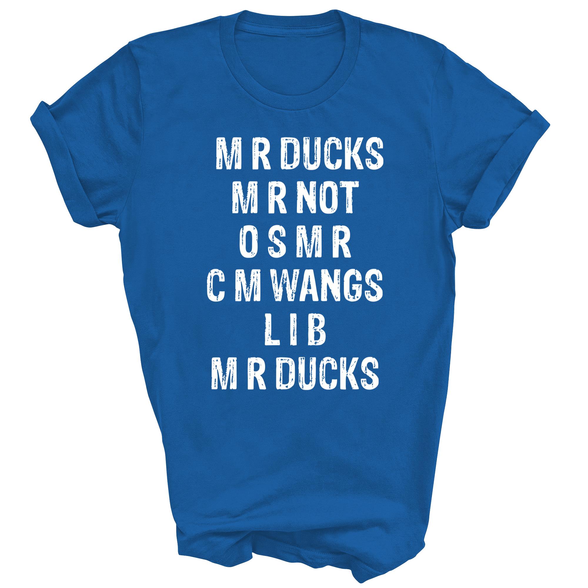 M R Enten M R Not O S M R C M Flügel Ente lustig Unisex Shirt Geschenk - Bild 5 von 5