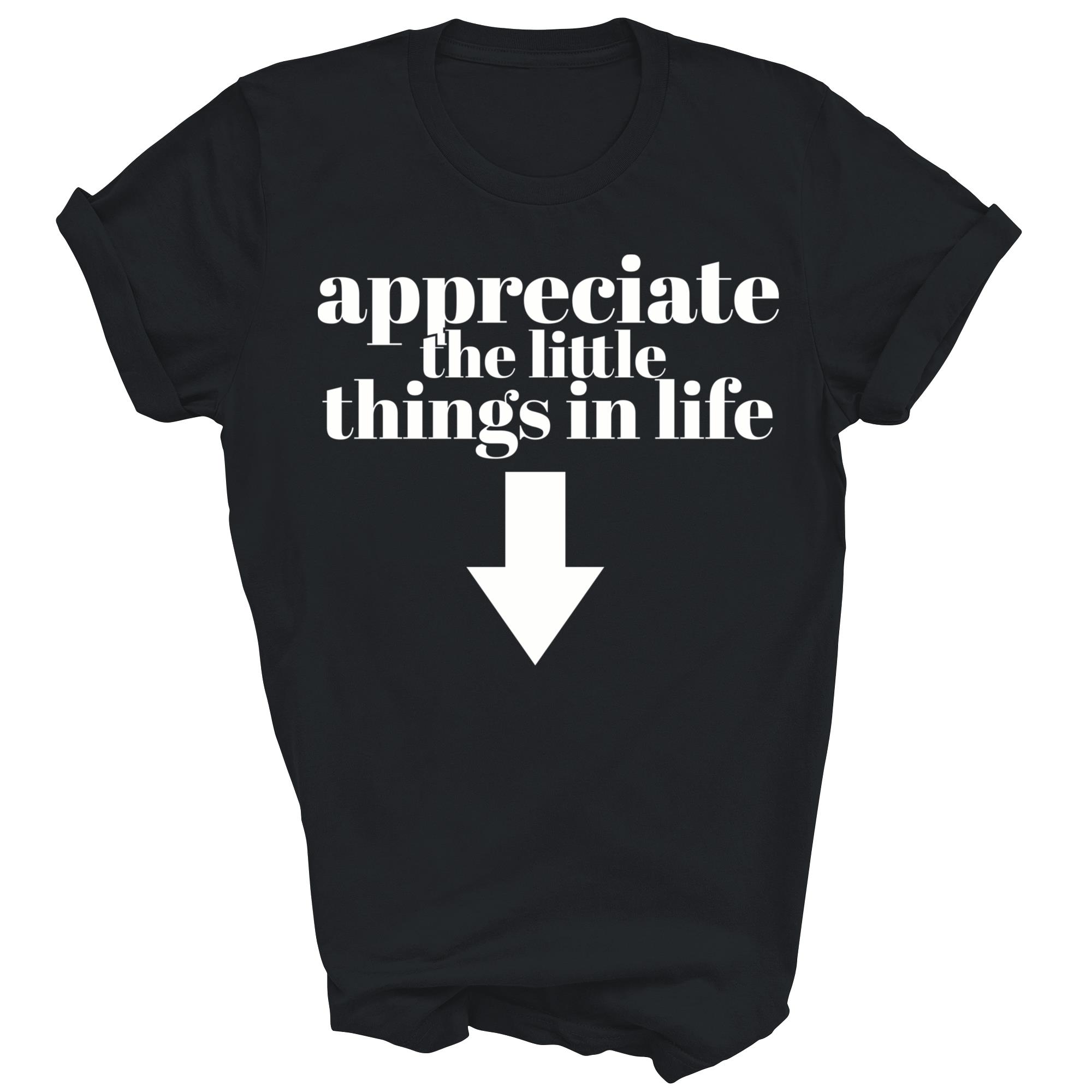 Appreciate The Little Things In Life Arrow Unisex Shirt Gift
