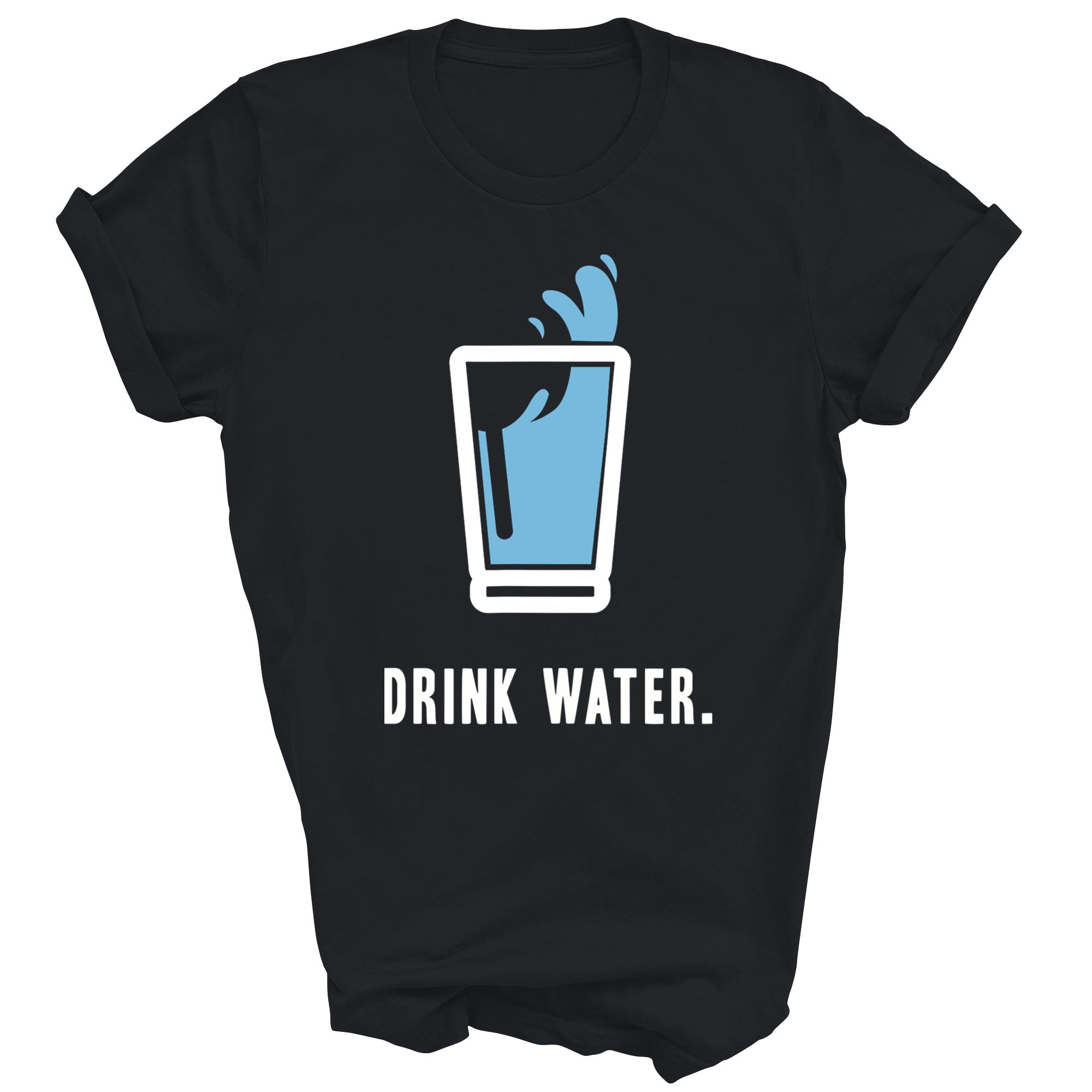 Drink More Water Stay Hydrated H2O Gym Workout Drinking