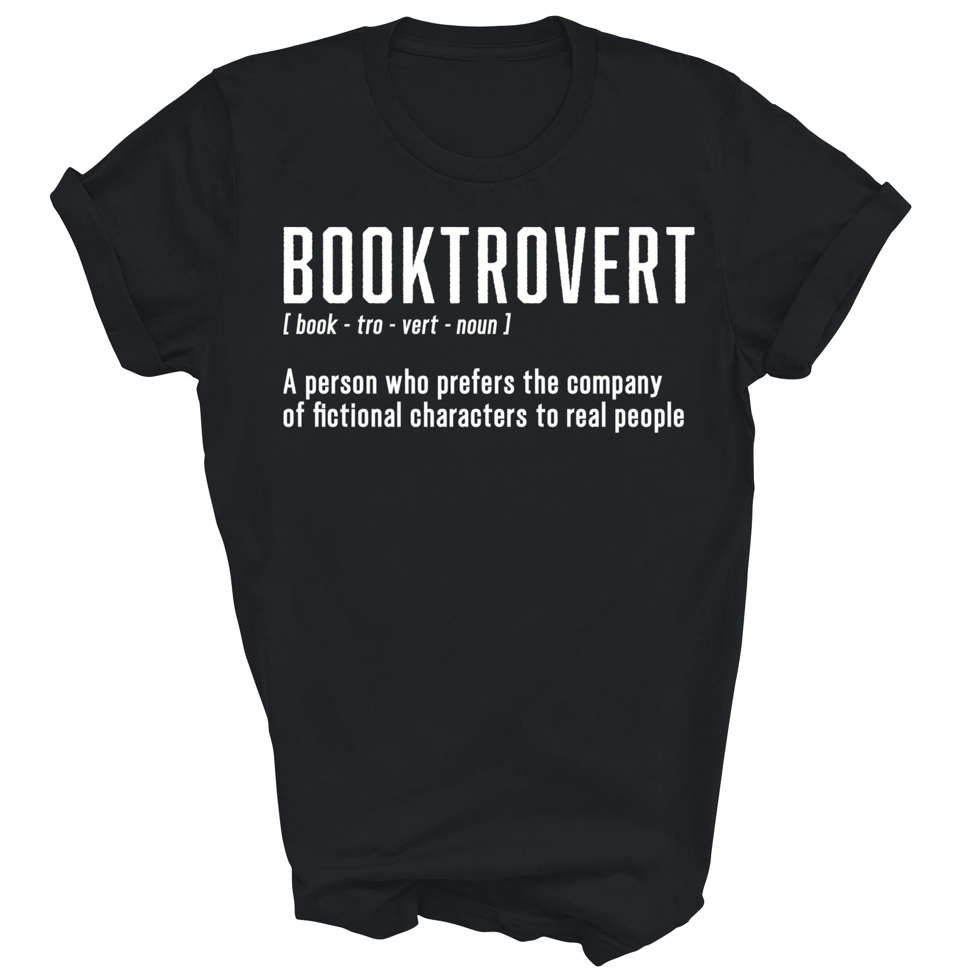 Booktrovert Definition Reading Librarian Reader Unisex Shirt Gift