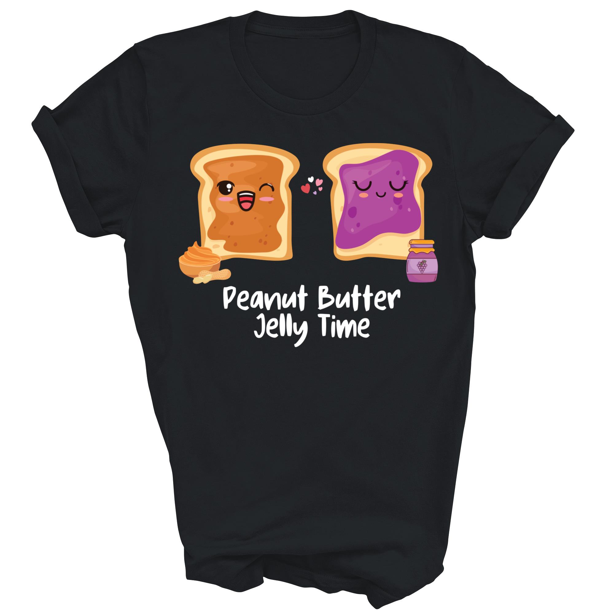 Peanut Butter Jelly Time Foodie Eating Candy Food Pun Shirt