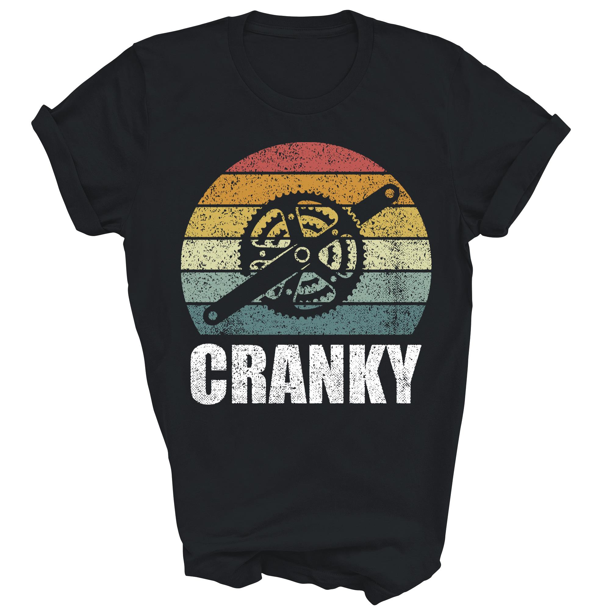 Vintage Bicycle Cranky For Cycling Unisex Shirt Gift